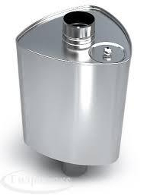 Бак на трубу Ду115 67л, 1мм треугольный