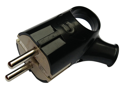 Вилка угловая с ушком черная 4220 IN HOME