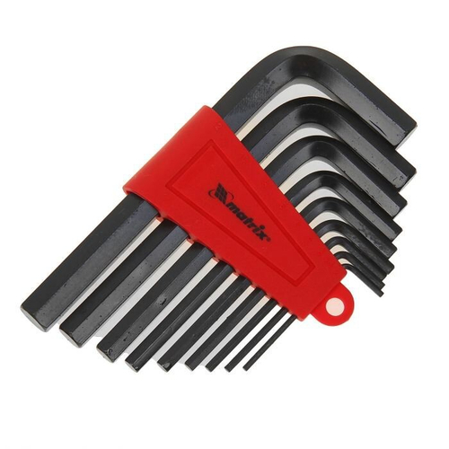 Набор ключей имбусовых HEX 2.0-12мм Matrix