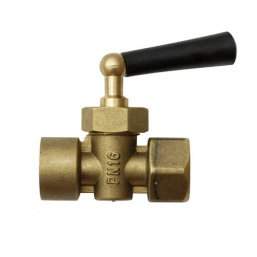 Кран трехходовой (К) В М 20х1,5 - В G 1/2 усил.