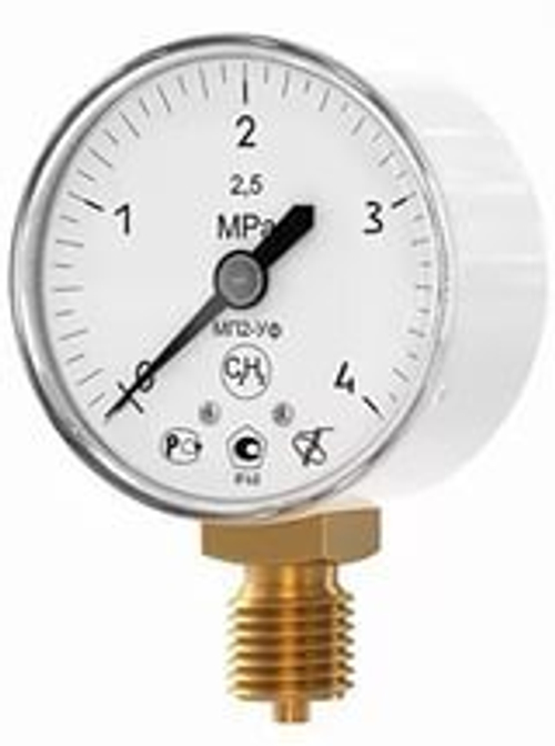 Манометр ацетиленовый 4,0 МПа (40 атмосфер)