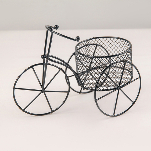 Подставка "Велосипед" 18х10х13 см, цвет черный   4597727