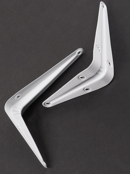 Кронштейн д/полки 100*75мм белый