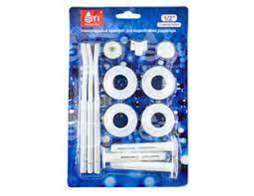 Комплект радиатора 1/2" 3шт кронштейна