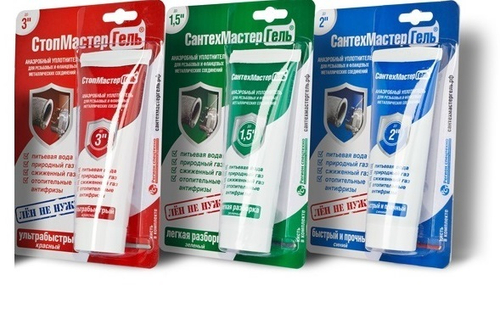 Гель сантехмастер КРАСНЫЙ 60гр.