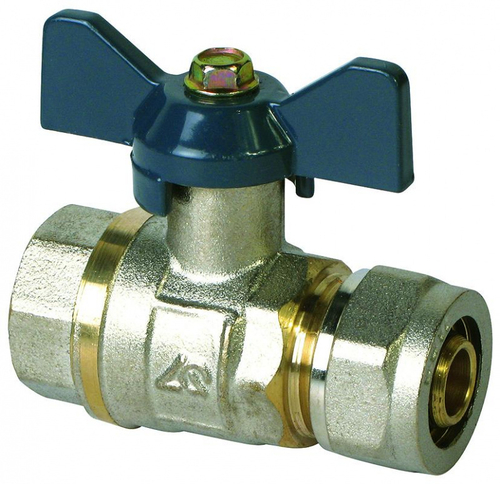 Кран шаровый 16*1/2" ц-г (100шт)