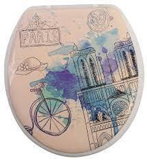 Сиденье для унитаза мягкое "Париж"