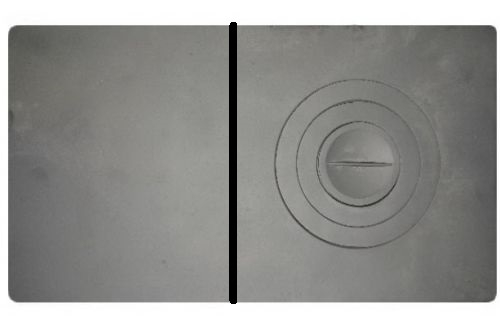 Плита цельная 1 конфор 710*410*8мм Тверь П1-3