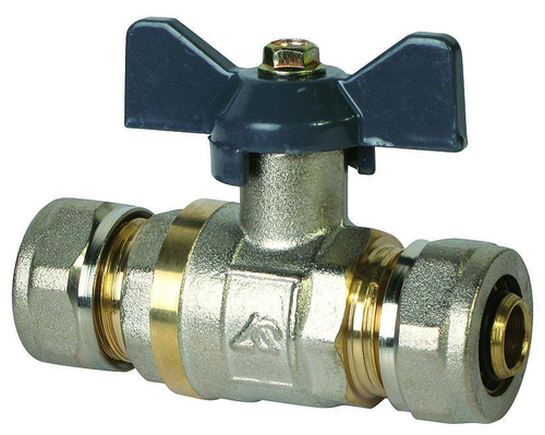 Кран шаровый 20*20 ц-ц (100шт)