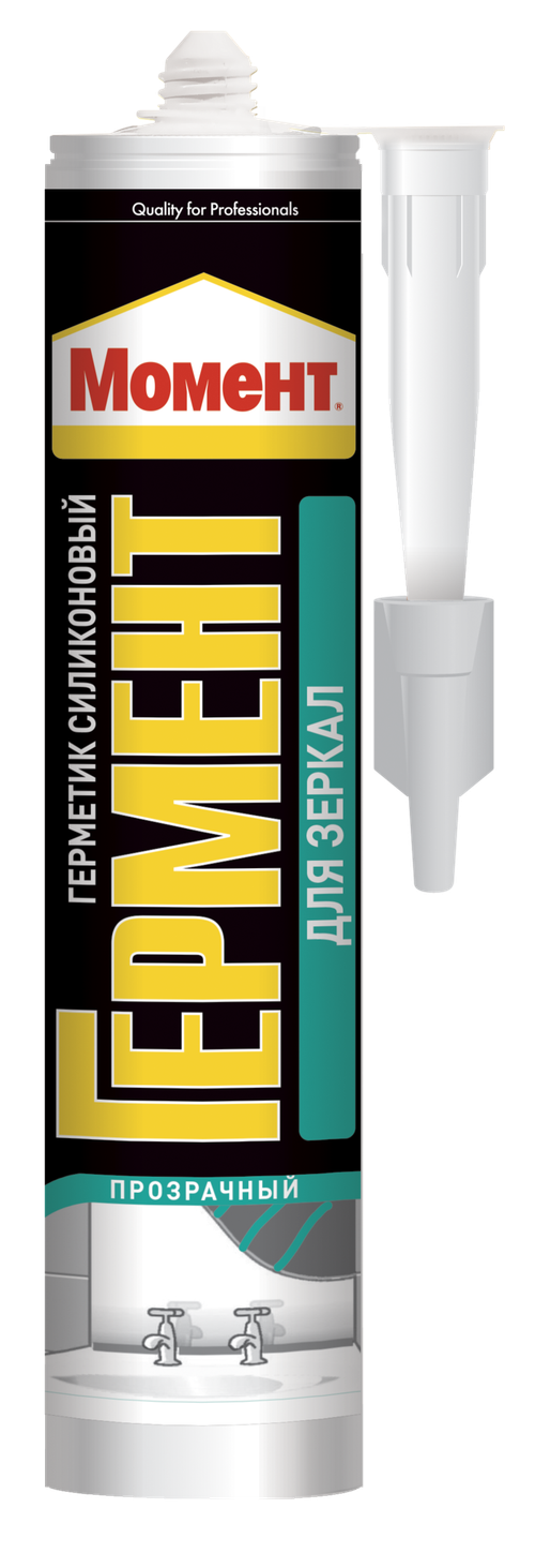 Герметик МОМЕНТ для зеркал силик. прозрачный.280мл
