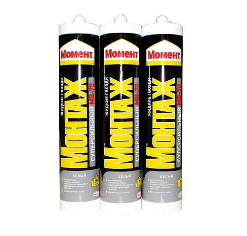 Клей "Момент Монтаж" МВ-70 белый 400г
