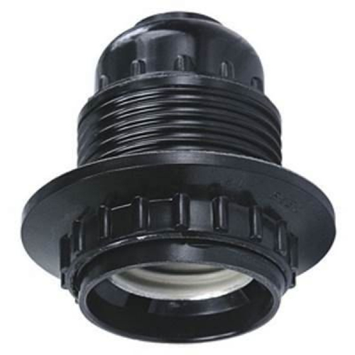 Патрон Е27 карболитовый с прижимным кольцом ASD