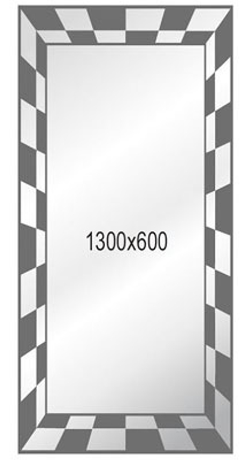 Зеркало 600*1300 "Шахматы" Н-303