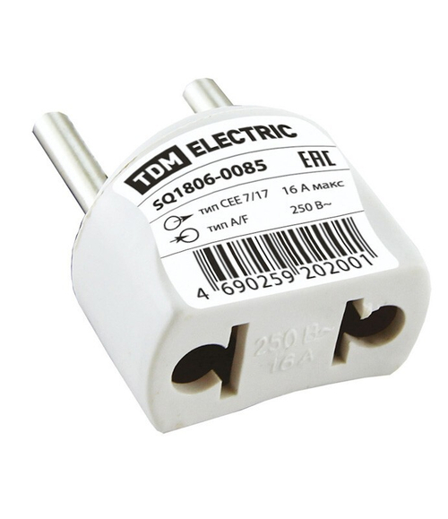 Переходник C1-B-тип А/F белый TDM