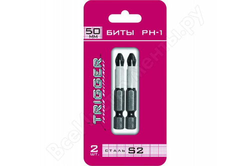 Бита 6мм 2шт Интерскол