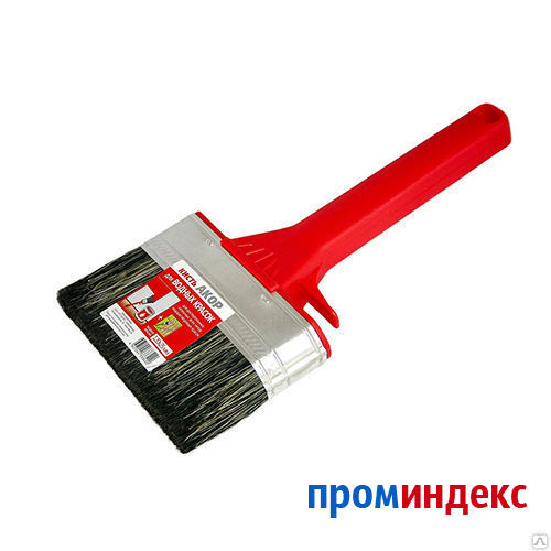 Кисть плоская 100мм ВОДНЫЕ КРАСКИ Акор