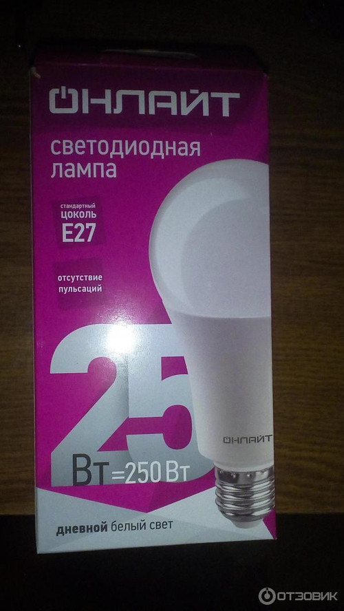 Лампа ОНЛАЙТ 61 955 OLL-A60-25-230-6.5K-E27