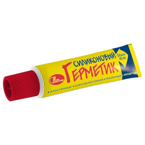 Герметик НовБытХим силик. прозрачный 40мл (тюбик)