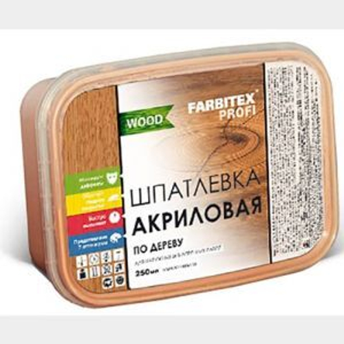 Шпаклевка по дереву махагон 0,25мл FARBITEX