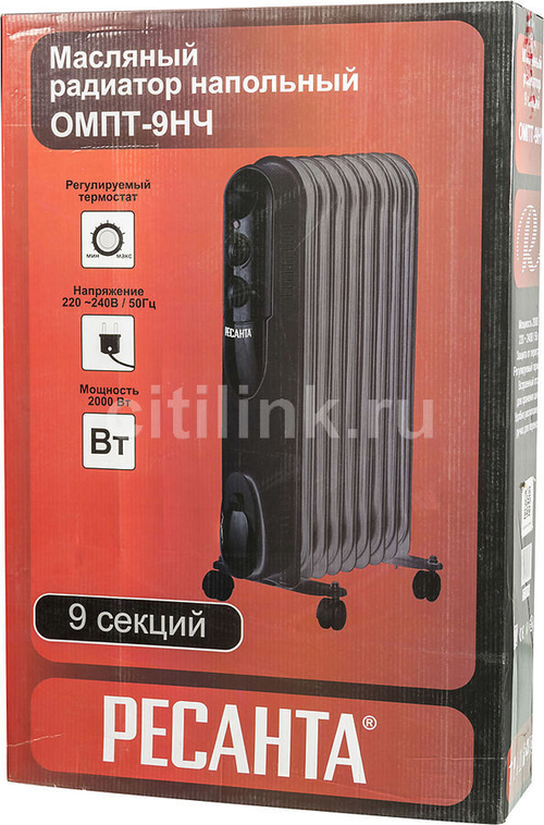 Масляный радиатор ОМПТ-9НЧ Ресанта