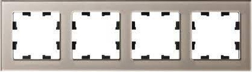 Рамка 4-мест Schneider Atlas Шампань