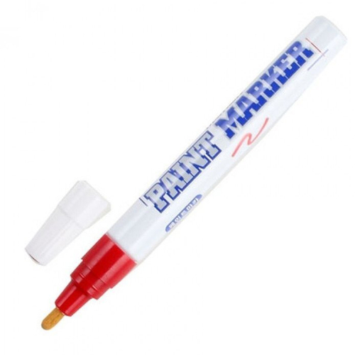 Маркер-краска красный 4мм