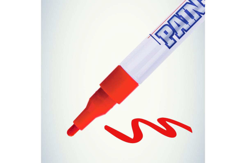 Маркер-краска красный 2мм