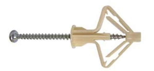 Дюбель- бабочка c шурупом