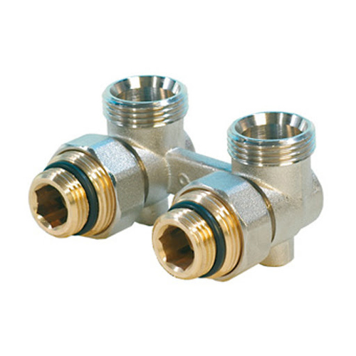 Узел ниж. подключ. радиатора 1/2*3/4 угловой