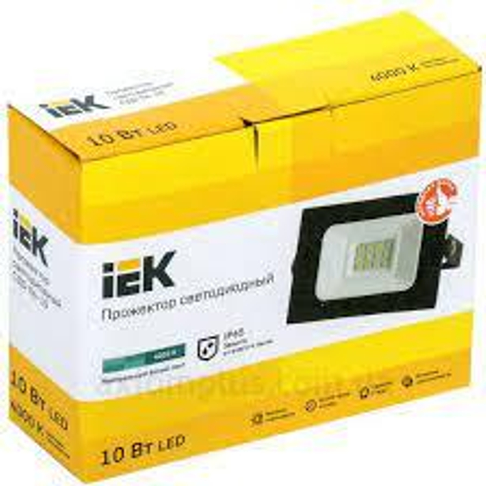 Прожектор IEK 20W 6500К с сенсором
