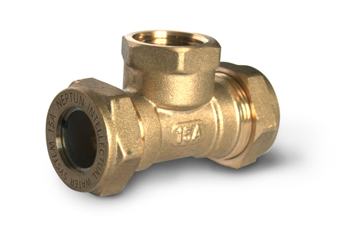 Тройник нерж. 20*15в/р*20