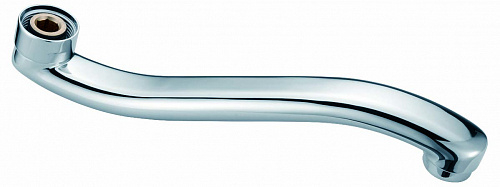 Гусак ванны плоский S-нос 20см (20712)