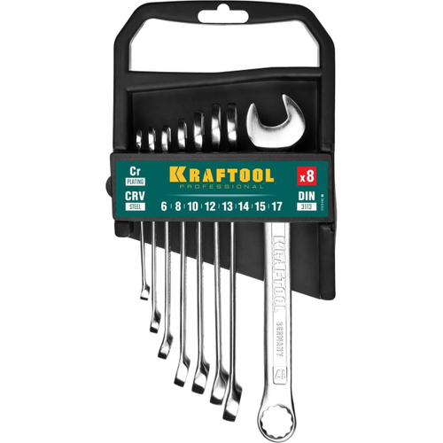 Набор ключей комби 6-17 мм 8шт Kraftool