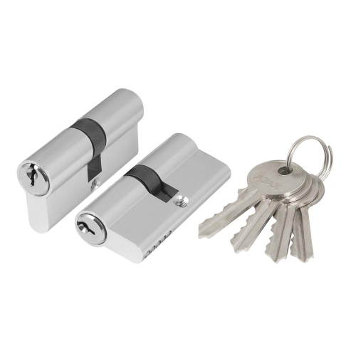 Цилиндр AJAX к/к хром 70мм