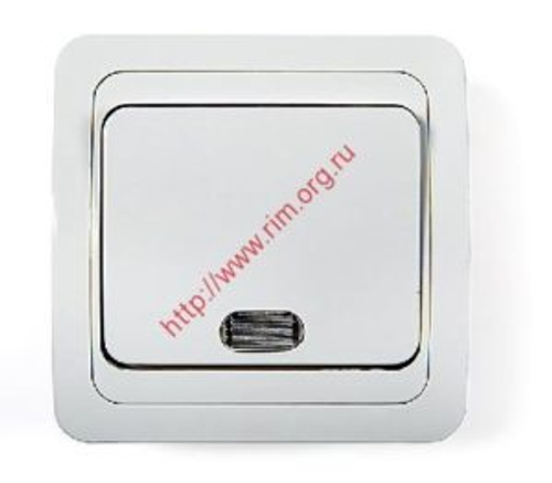 Выключатель 1кл СУ 2121 с инд.Classico
