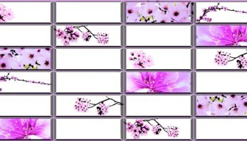 Панель ПВХ Плитка Сакура 955*480мм