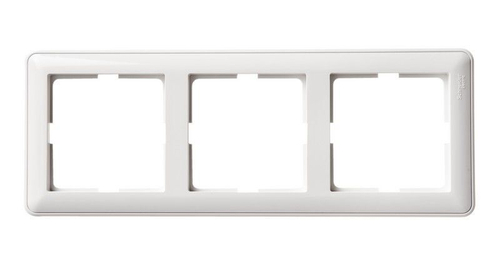 Рамка 3-мест Schneider Atlas Белая