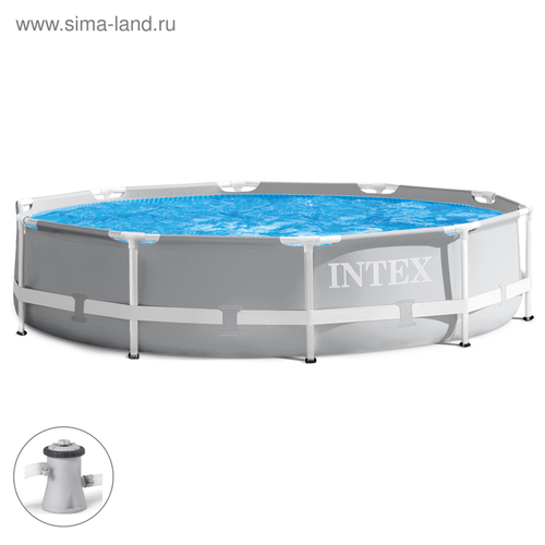 Бассейн 305х76 с насосом Steel pro max