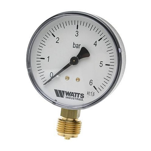 Манометр с радиальным подключением (шкала до 0,6 МПа) 1/4 50мм