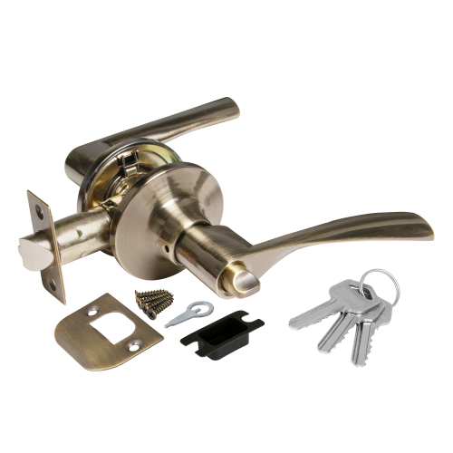 Ручка-защелка AJAX DK610 AB-ET (кл./фик.) бронза