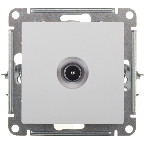 Розетка СУ TV Schneider Белая (под рамку)