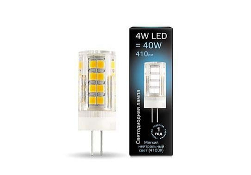 Лампа Gauss LED G4 AC185-265V 4Вт 4100K