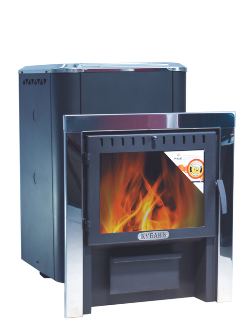 Банная печь Сибирь "Кубань" со стеклом