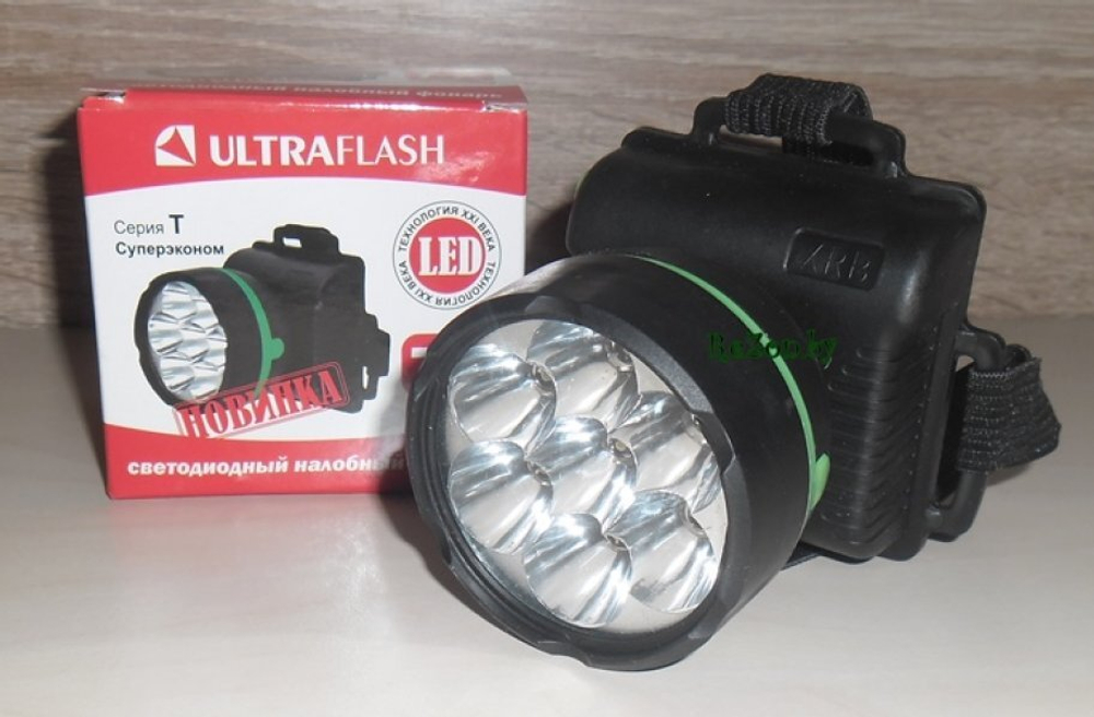 Фонарь налобный LED7 909