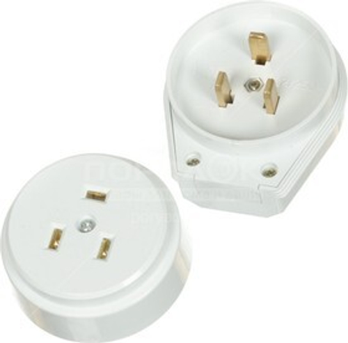 Разъем печной черный