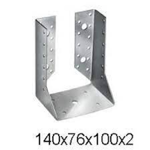 Опора бруса закрытая 140х76х100х2мм