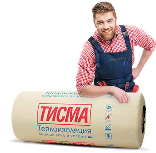 Утеплитель ТИСМА (2х50х600х8300) 19,92м2