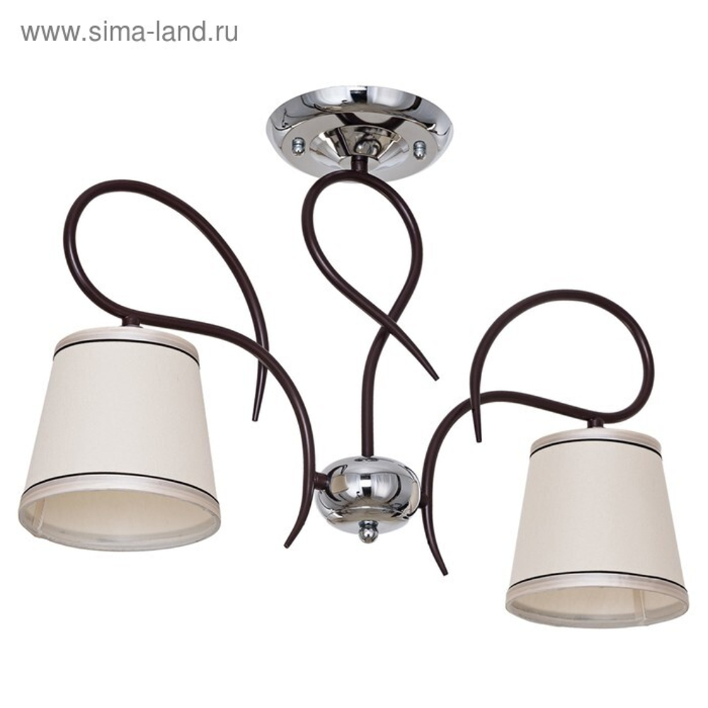 Люстра Yara 2*60вт цвет черный