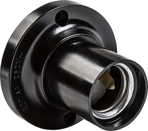 Патрон Е27Ф П-01 Е27 карболитовый потолочный ASD