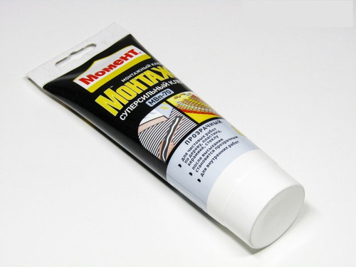 Клей "Момент Монтаж" МВп-70 прозр.185г